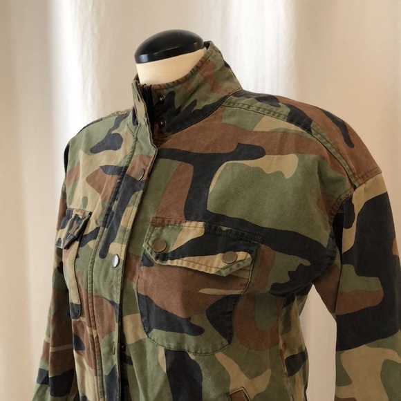 Lucky Brand Camo Utility Jacket. Size XS. - Picture 9 of 13